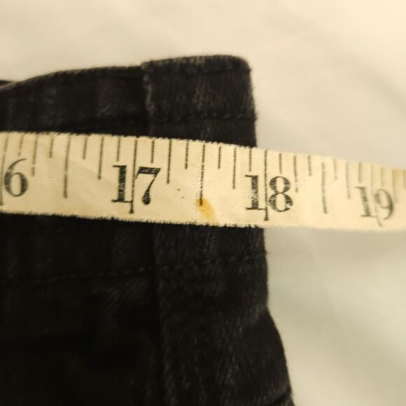 Chico's Platinum 2.5R Womens 14 Black Pull On Stretch Bootcut Jeans Cotton Blend - Picture 4 of 8